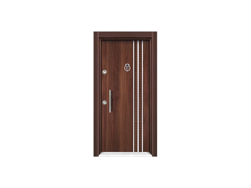 S1204 Metalik Ceviz Çelik Kapı