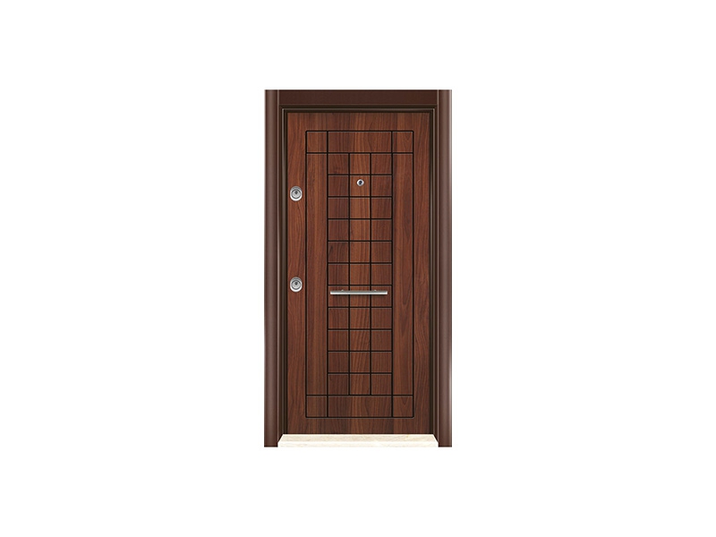 S1301 Metalik Ceviz Çelik Kapı