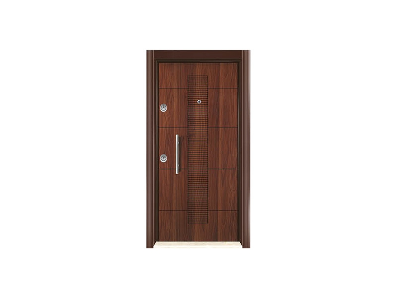 S1311 Metalik Ceviz Çelik Kapı