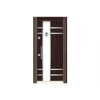 S1107 Abanoz / Beyaz Çelik Kapı